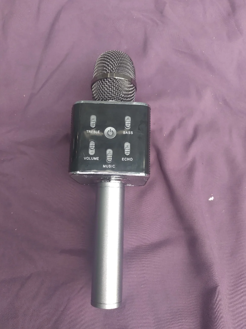 Wireless Handheld Microphone - Black and Silver